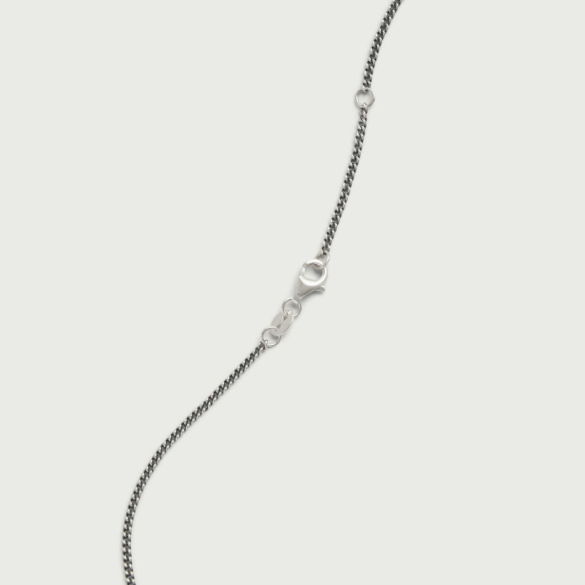 Serge DeNimes Men's Onyx Serpent Necklace in Silver