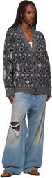 Wales Bonner Gray 'The Sibling' Cardigan