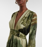Johanna Ortiz Printed silk maxi dress