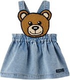 Moschino Baby Blue Teddy Bear Overalls