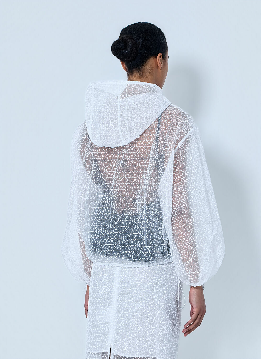 Cecilie Bahnsen CBshila Hoodie Windflower Top