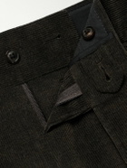 Purdey - Straight-Leg Cotton-Corduroy Trousers - Green