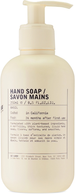 Photo: Le Labo Basil Hand Soap, 250 mL