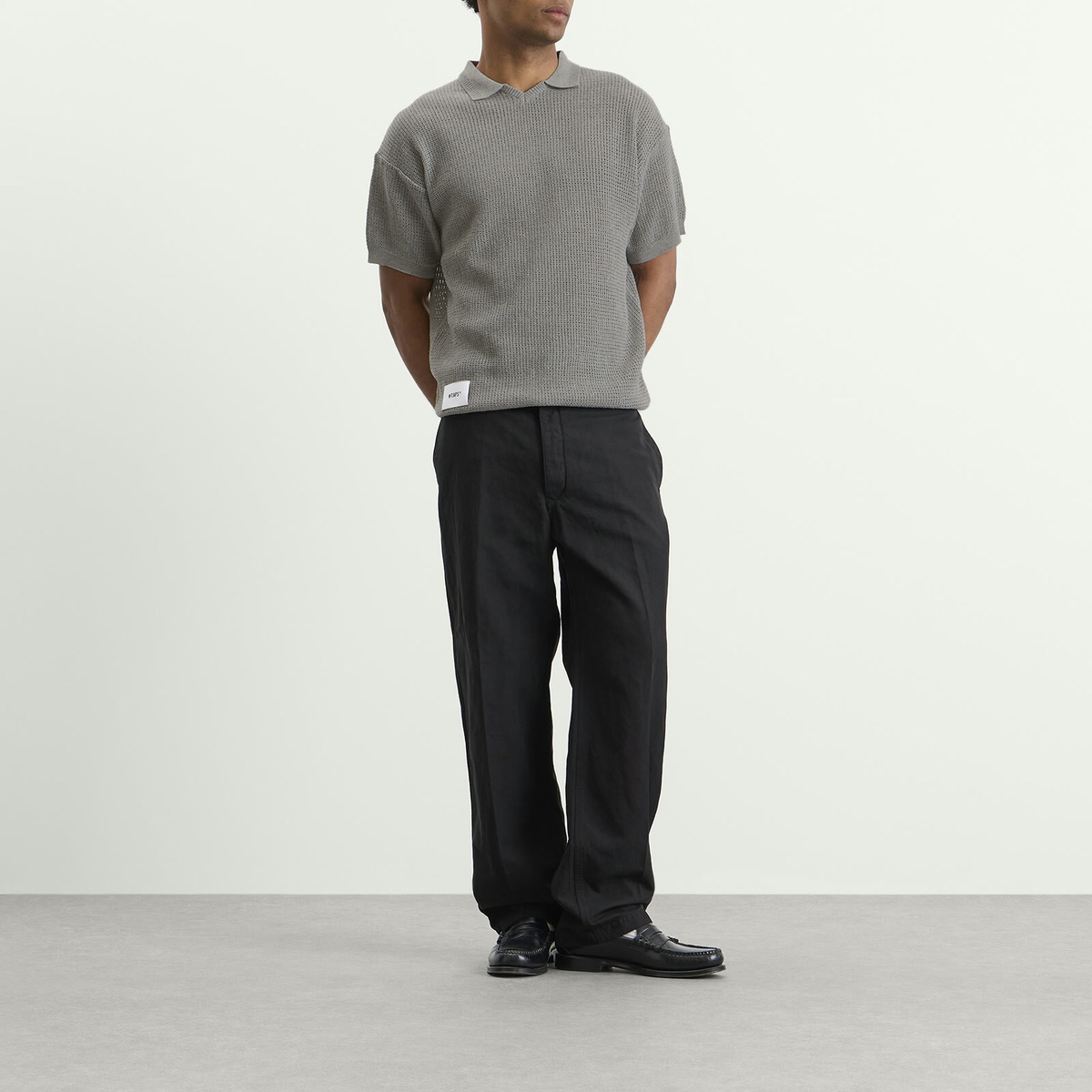 WTAPS Men's Dup Sweater in Ash Gray