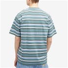 Dickies Men's Glade Spring Stripe T-Shirt in Coronet Stripe