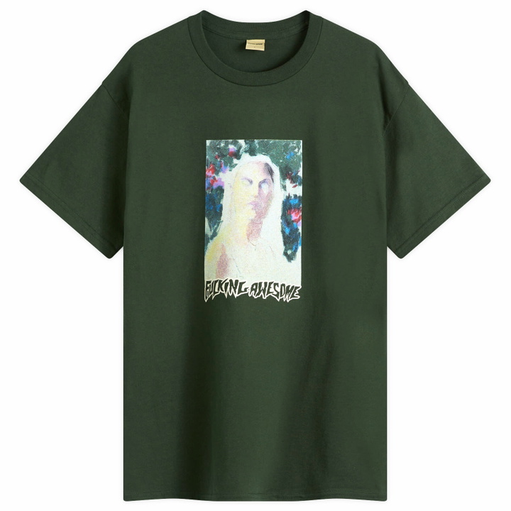 Photo: Fucking Awesome Men's Painterly T-Shirt in Forest