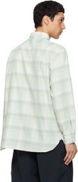 nanamica Green Regular Collar Wind Shirt