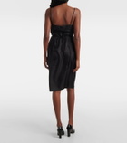 Prada Silk twill slip dress