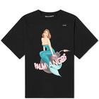 Palm Angels Mermaid Logo Oversized Tee