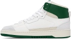 Axel Arigato Green & White A-Dice Hi Sneakers