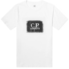 C.P. Company Men's Stitch Logo T-Shirt in Gauze White