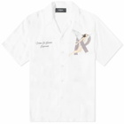 Represent Men's Storms In Heaven Satin Shirt in Flat White