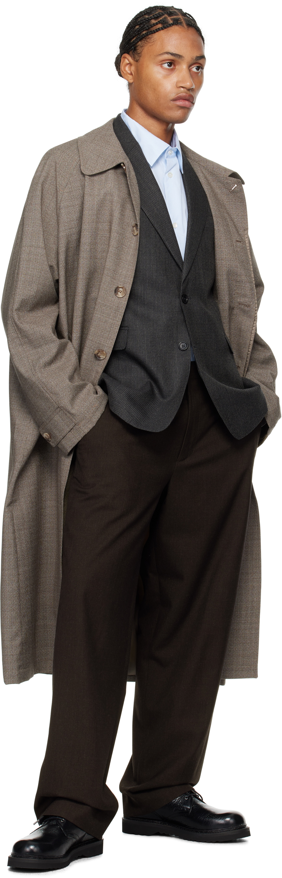 mfpen Brown Installation Coat mfpen