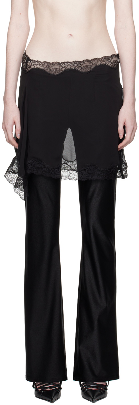 VAILLANT Black Layered Trousers