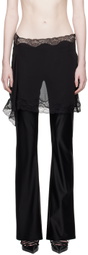 VAILLANT Black Layered Trousers