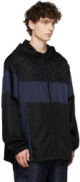 Versace Black & Blue Track Suit Jacket