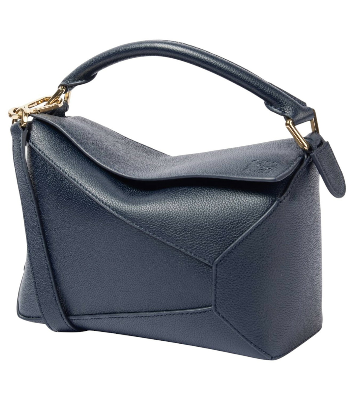 ショルダーバッグ LOEWE PUZZLE EDGE NEW LARGE SHOULDER BAG Large Puzzle Edge bag in grained calfskin Black - LOEWE