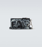 Balenciaga - Cash logo-printed leather card holder