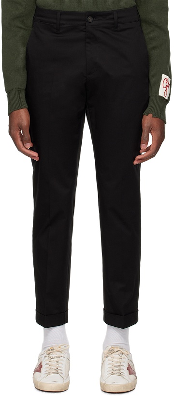 Photo: Golden Goose Black Straight Trousers