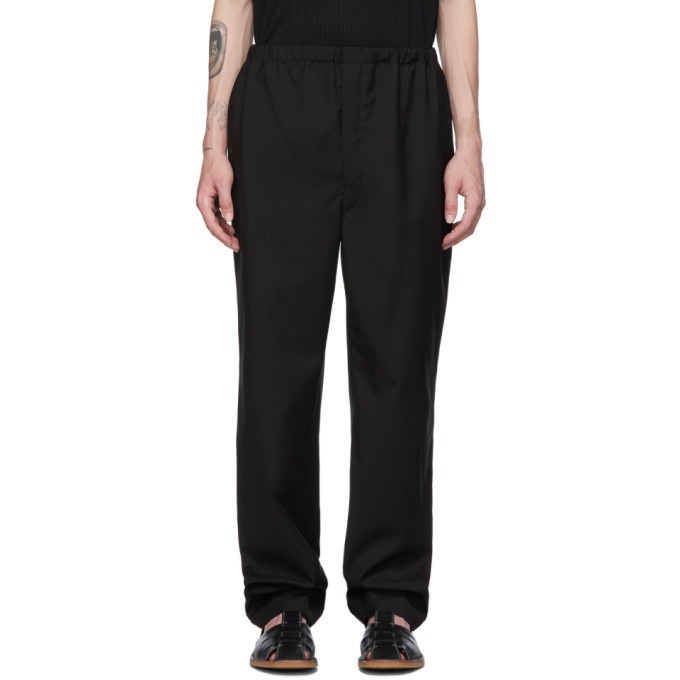 Photo: Lemaire Black Elasticated Trousers