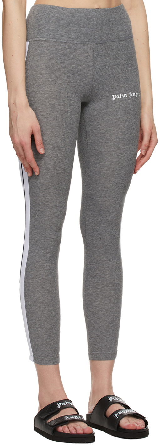 Palm Angels Grey Urban Sports Leggings Palm Angels