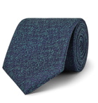 Charvet - 7.5cm Silk and Wool-Blend Tie - Blue