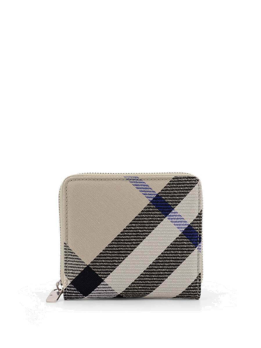 関税送料無料【Burberry】Check Zip Wallet Burberry Check Zip Compact Wallet | Neiman Marcus