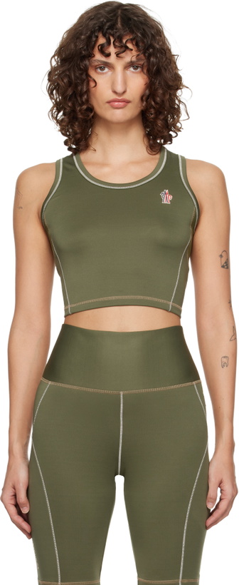 Photo: Moncler Grenoble Khaki Polartec Sport Top