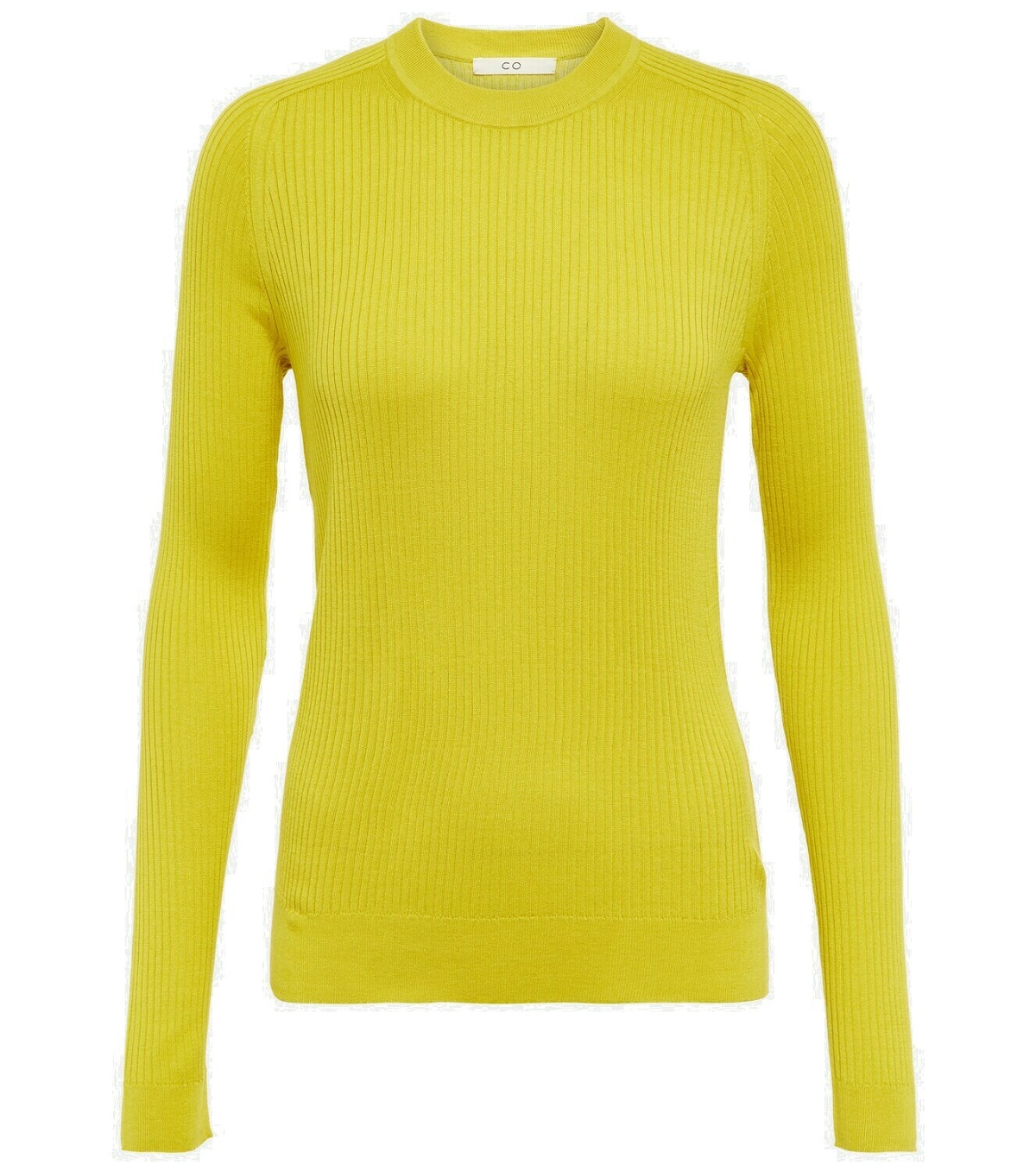 CO - Ribbed-knit silk sweater Coach