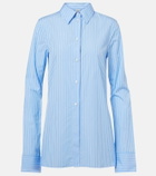 Toteme Striped cotton poplin shirt