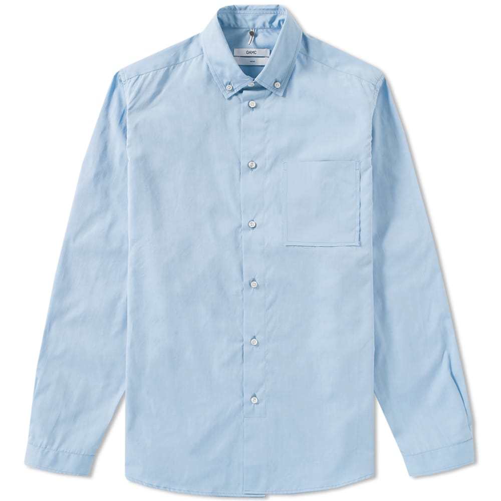 OAMC Floral Insert Shirt Blue OAMC