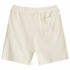 Sporty & Rich Hotel du Cap Cursive Terry Short in Cream Navy