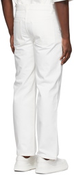 Jil Sander White Denim Jeans