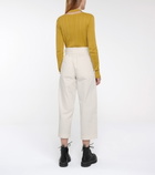 Proenza Schouler - Belted high-rise cotton pants