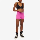 Rick Owens Women's Knit Cycling Short in Hot Pink