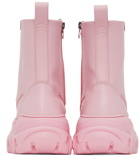Rombaut Pink Apple Leather Boccacio II High-Top Sneakers