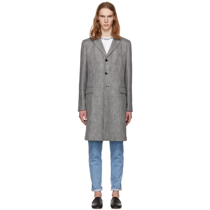 Photo: Acne Studios Grey Check Mawin Prince Coat 