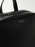 Serapian - Mesh-Trimmed Leather and Stepan Backpack