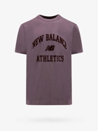 New Balance   T Shirt Purple   Mens