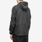 Versace Men's Logo Popover Hooded Track Jacket in Black