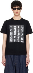 International Gallery BEAMS Black Photo Print T-shirt