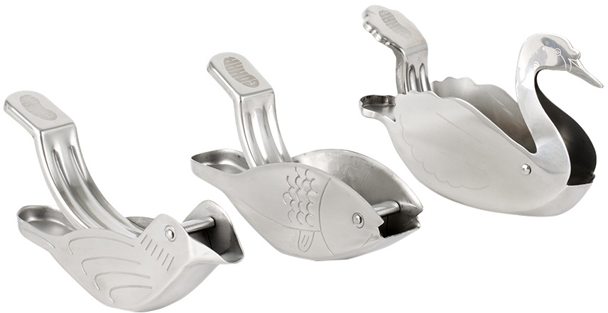 Gohar World Silver Lemon Squeezer Trio Set, 3 pcs