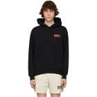 EDEN power corp Black and Red Recycled Cotton Logo Hoodie