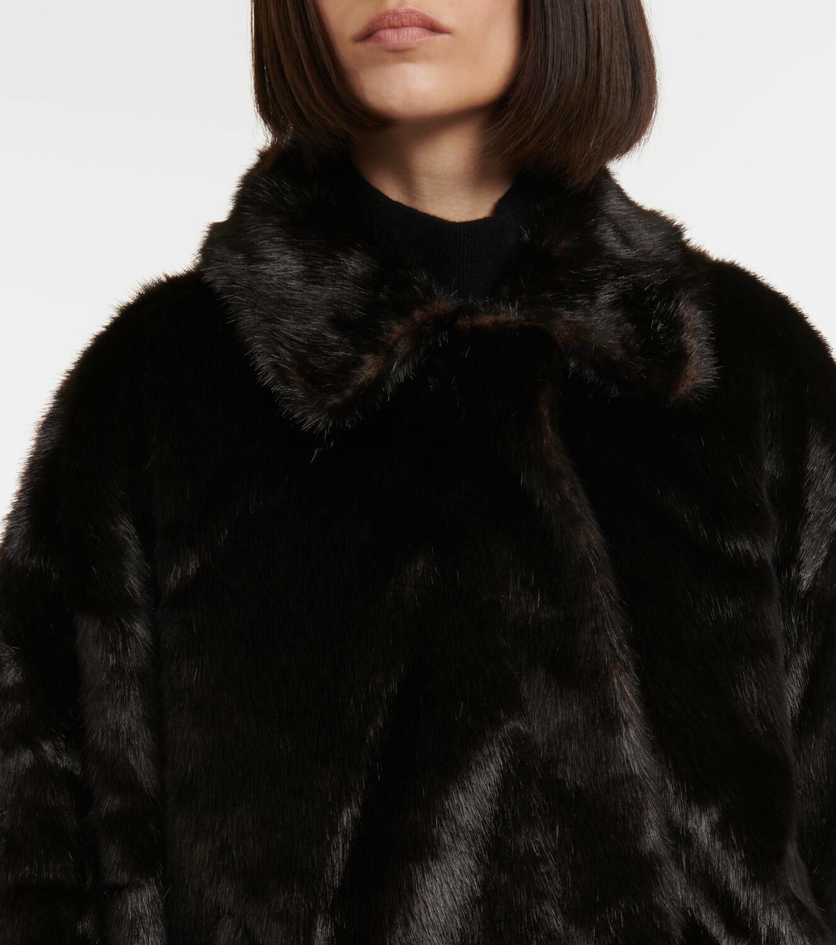 The Frankie Shop Pam faux fur bomber jacket The Frankie Shop