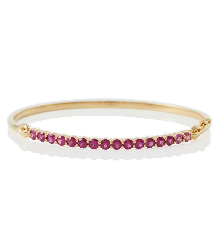 Photo: Melissa Kaye Lenox 18kt gold bracelet with sapphires