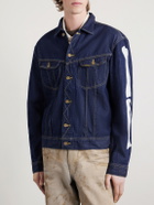 KAPITAL - Embroidered Denim Jacket - Blue