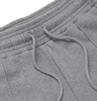 Ninety Percent - Mélange Loopback Organic Cotton-Jersey Sweatpants - Gray