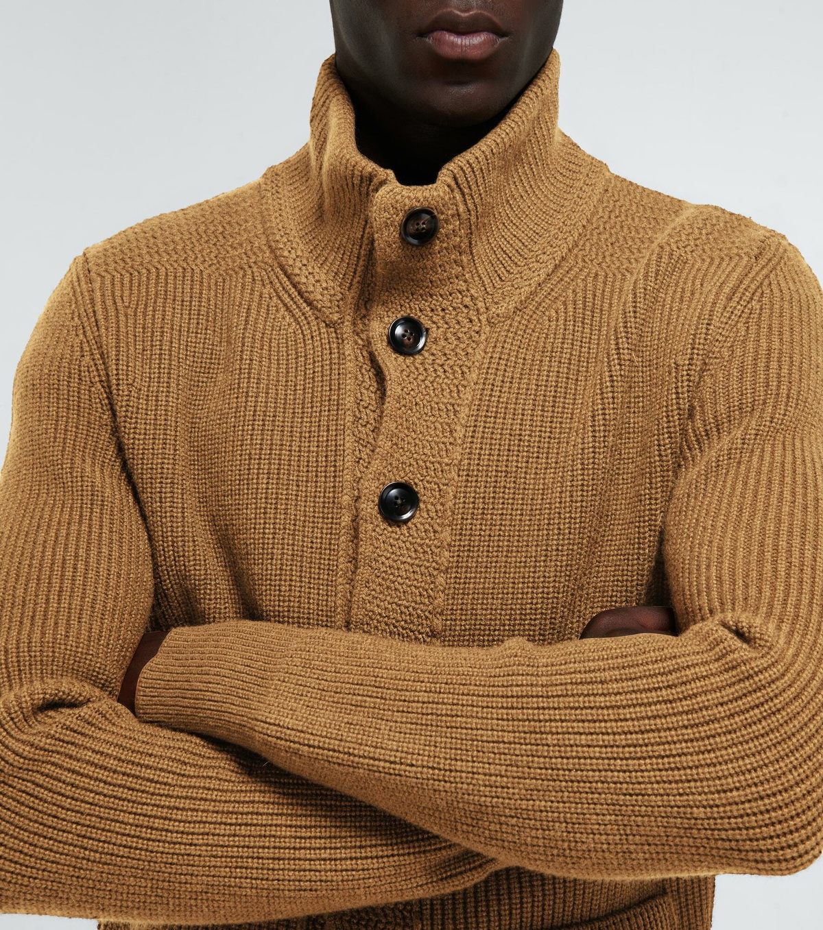 Tom Ford Brown Cashmere Cardigan