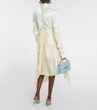 Acne Studios - Asymmetric silk-blend wrap skirt