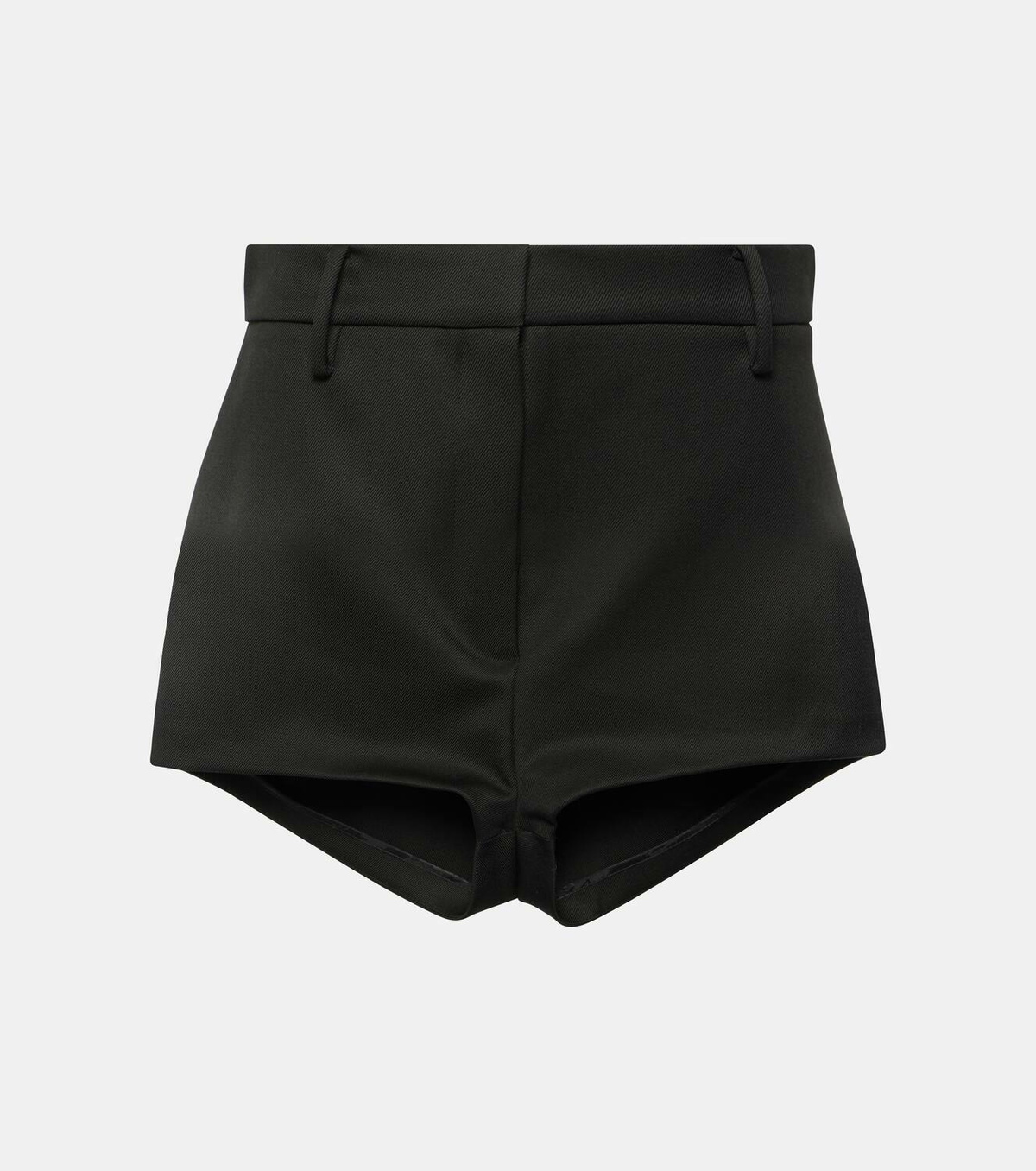 ショートパンツ MAGDA BUTRYM Women Shorts Burmudas 196425 BLACK Black Magda Butrym High-rise wool shorts Magda Butrym